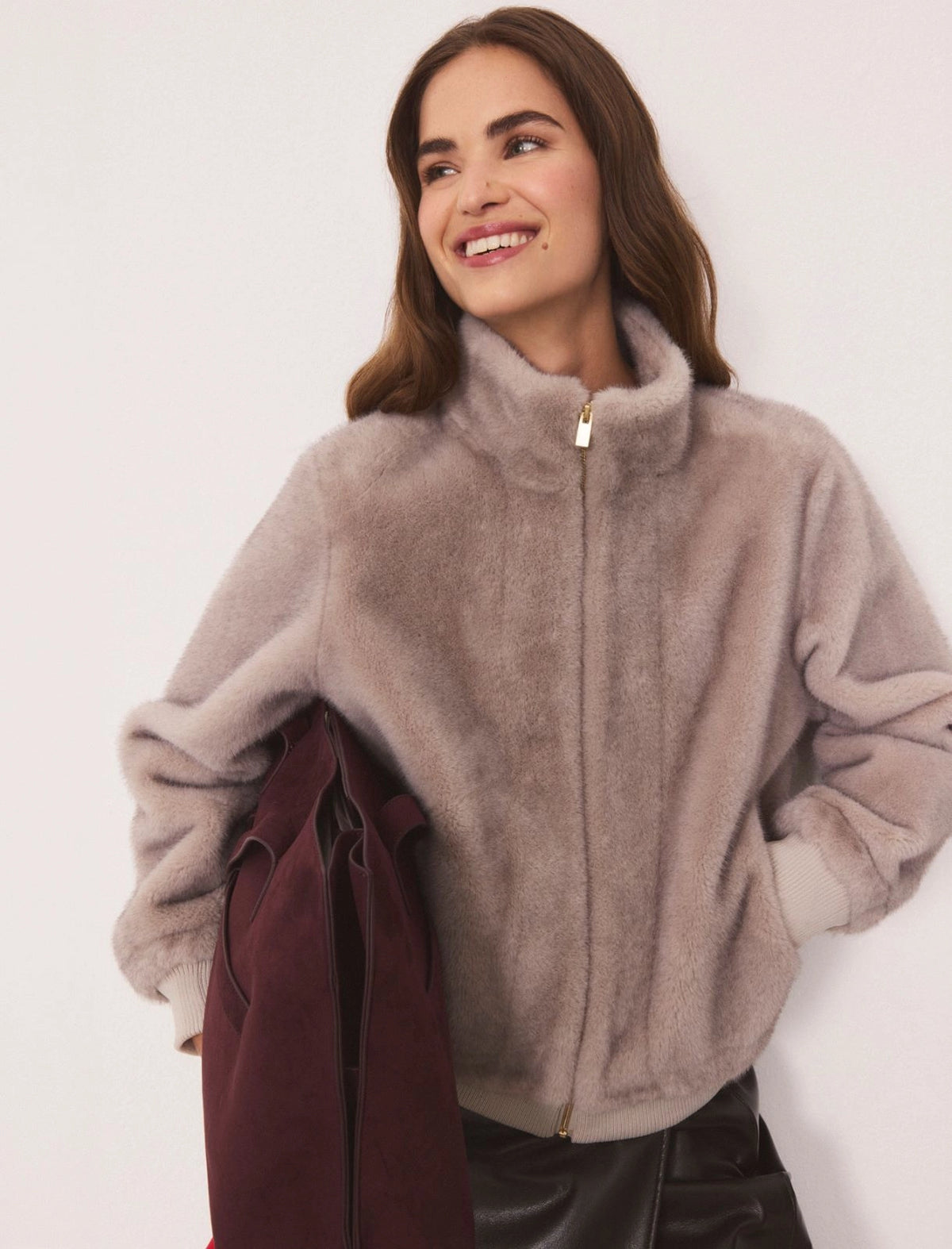Furry Bomber Jacket