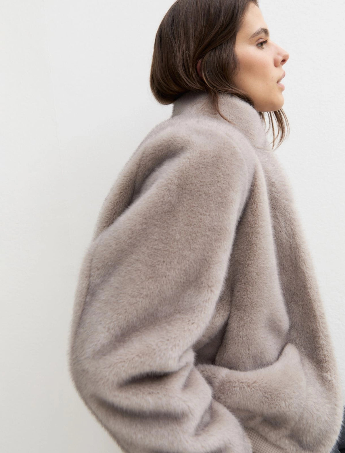 Furry Bomber Jacket