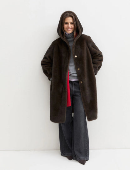 Furry Reversible Coat