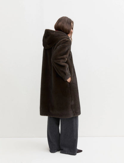 Furry Reversible Coat