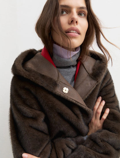 Furry Reversible Coat