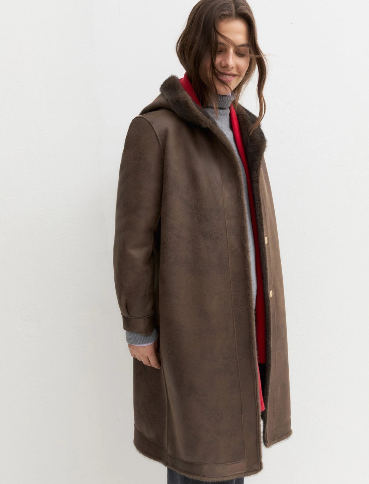 Furry Reversible Coat