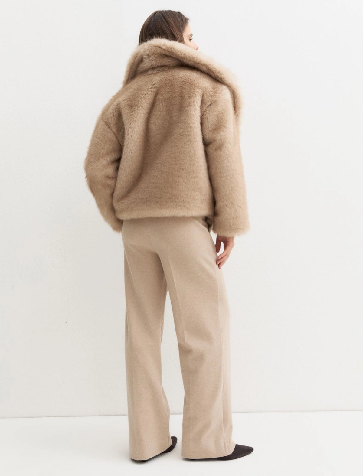 Straight Leg Flannel Pant-EMME Marella-Lewis Yates