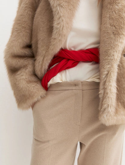 Straight Leg Flannel Pant-EMME Marella-Lewis Yates