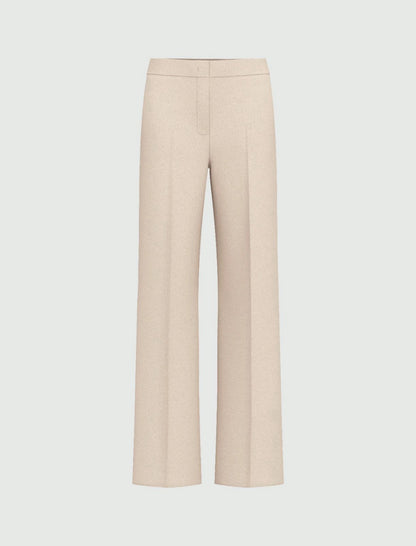 Straight Leg Flannel Pant-EMME Marella-Lewis Yates