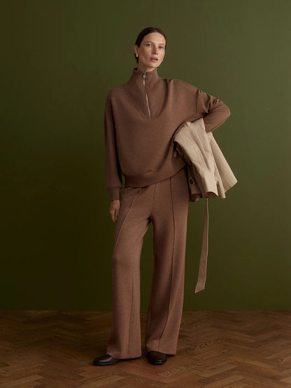 The Wide Leg Pant 30 - Golden Bronze