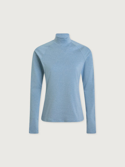 Always Warm Mock Baselayer - Glacier Blue