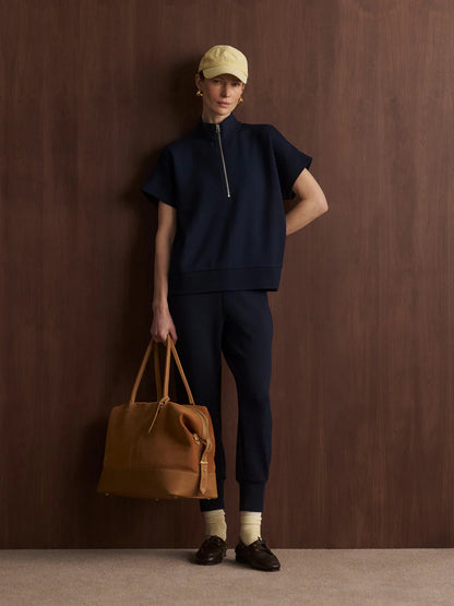 Ritchie Short Sleeve Sweat - Navy