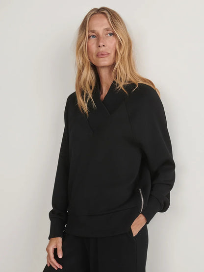 Macie Zip-Hem Sweat