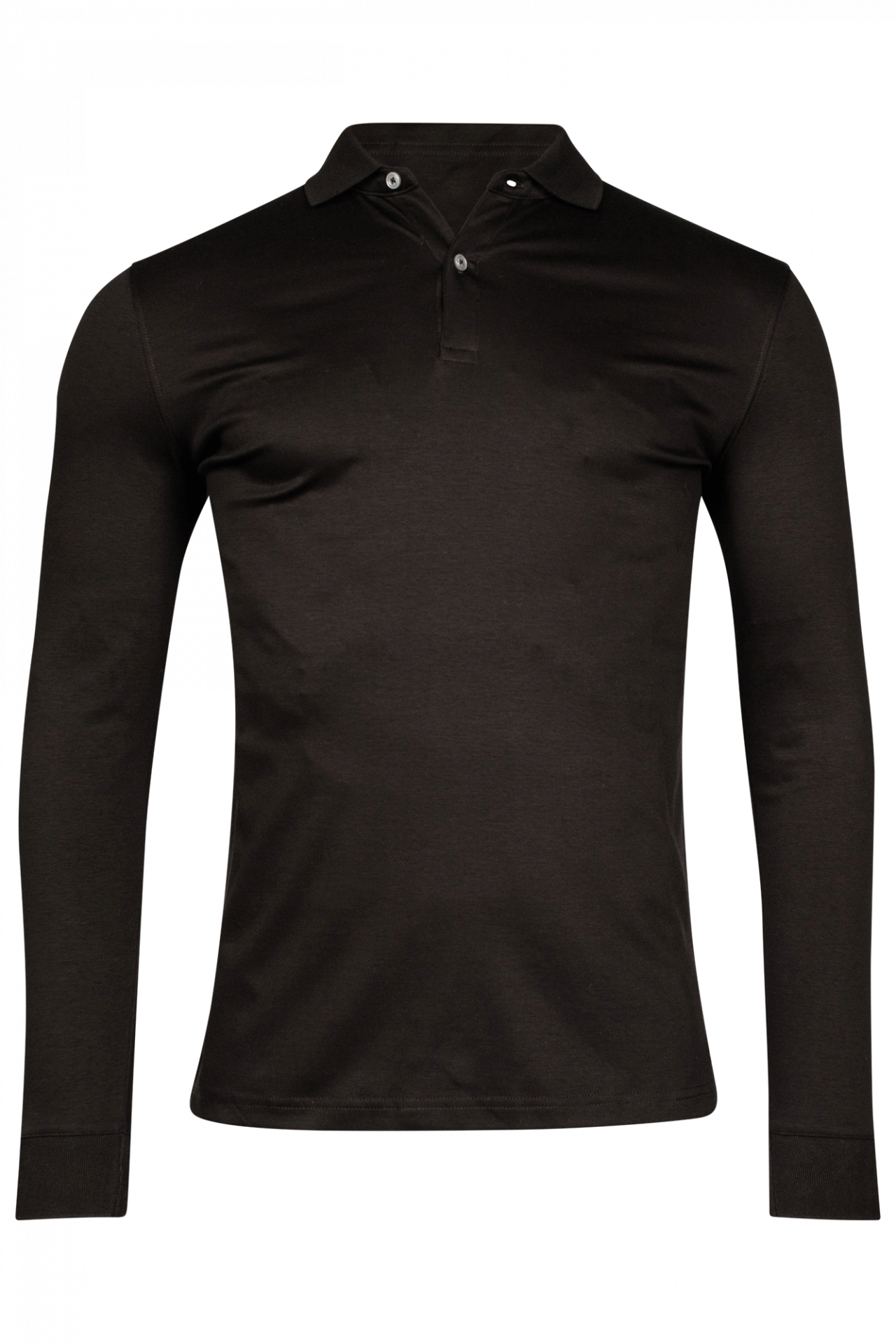 Black Liquid Polo Shirt