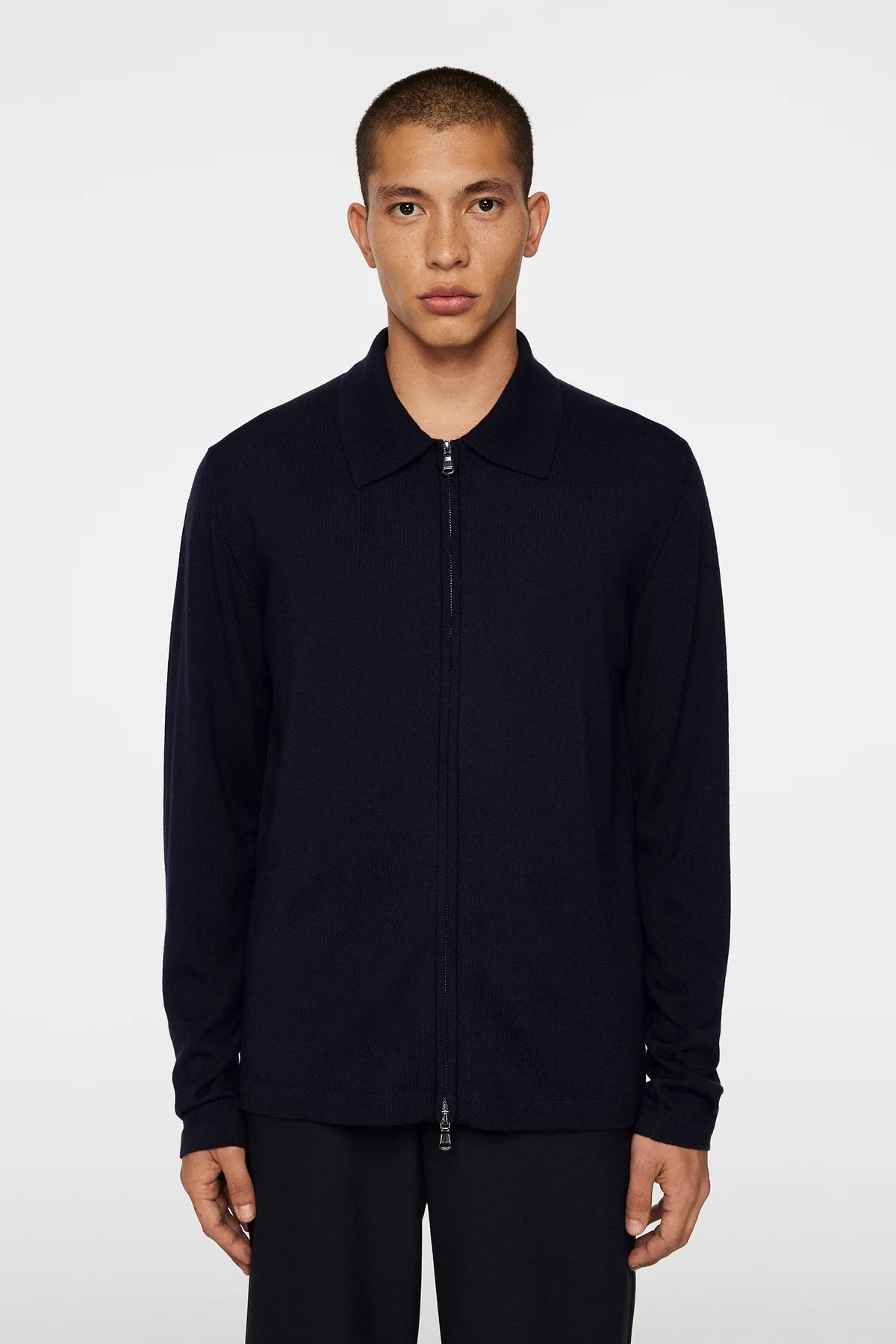 Kaleb Merino Zip Cardigan