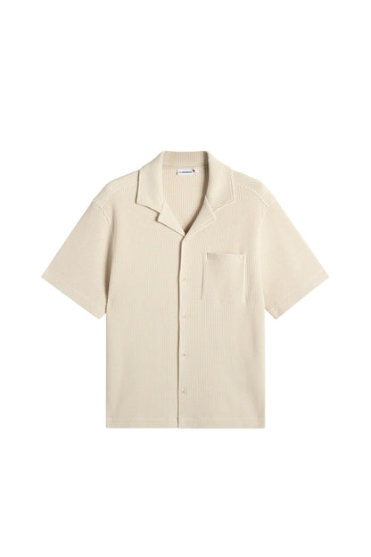 Theron Waffle Shirt Moonbeam