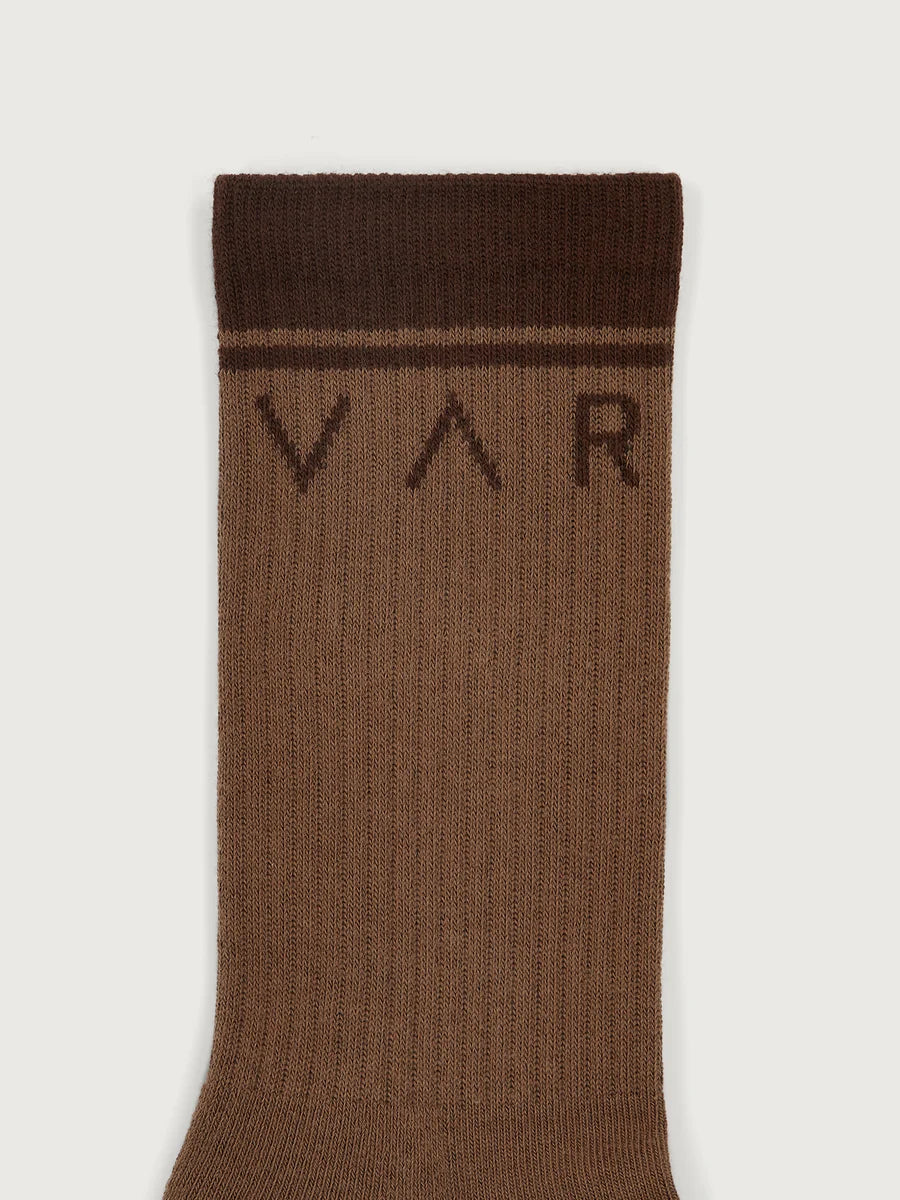Kendrick Grip Socks – Deep Taupe