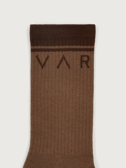 Kendrick Grip Socks – Deep Taupe