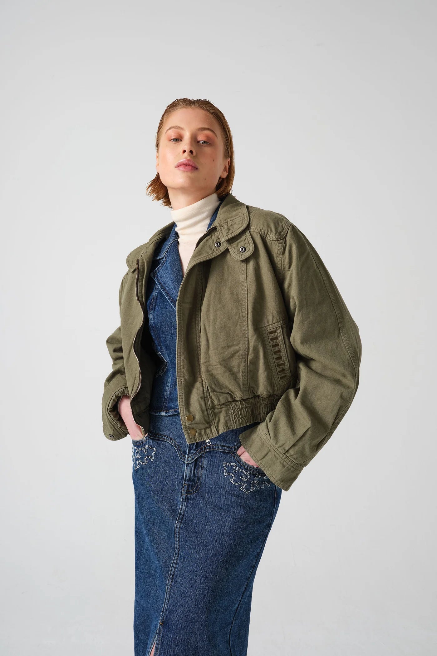 Juno Jacket In Khaki