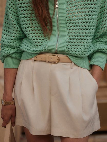 Tansy Woven Short 3" - Ivory