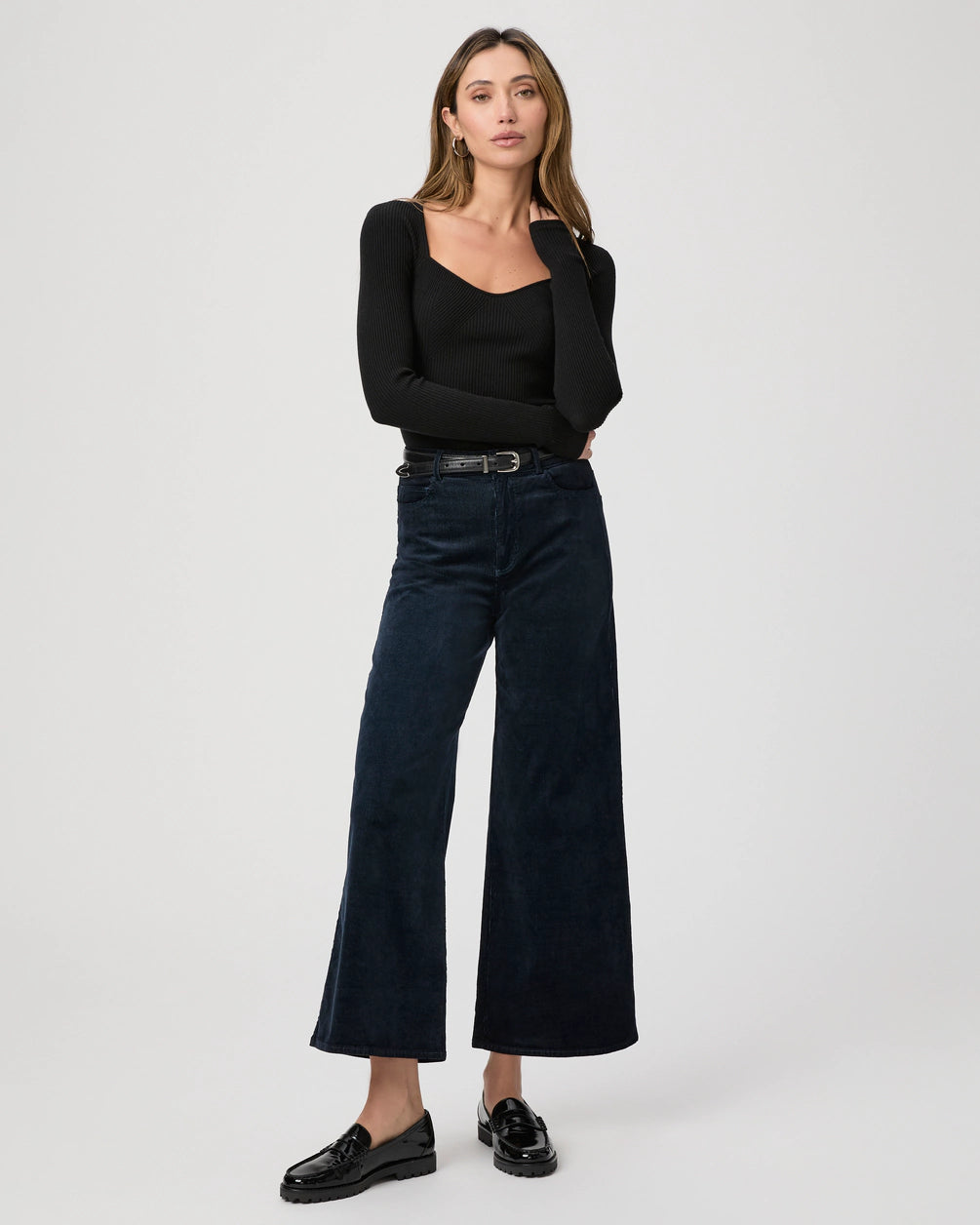 Harper Ankle Wide Leg Corduroy