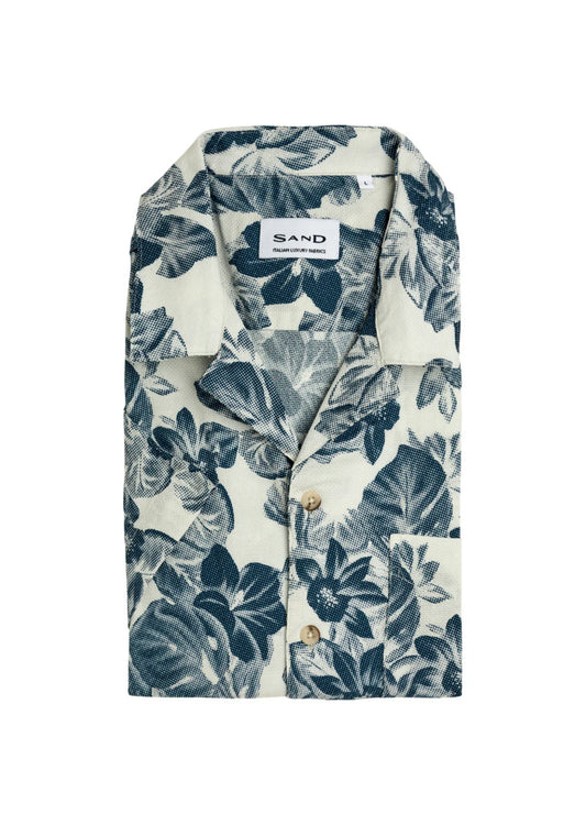 Chad Pattern Shirt Navy