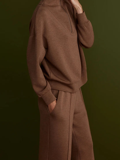 The Wide Leg Pant 30 - Golden Bronze