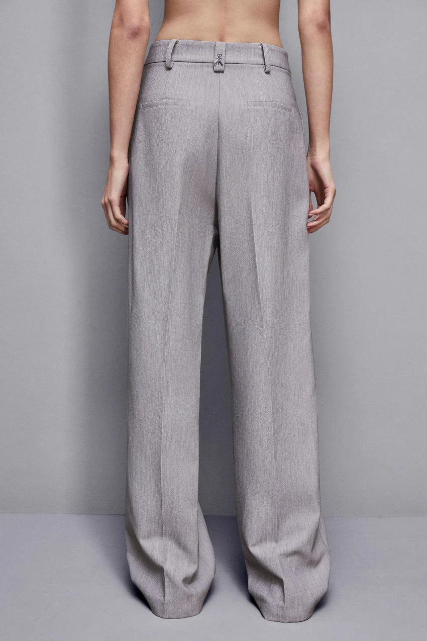 Wide Pants With Pleats