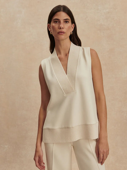 Freida V-Neck Tank - Pristine