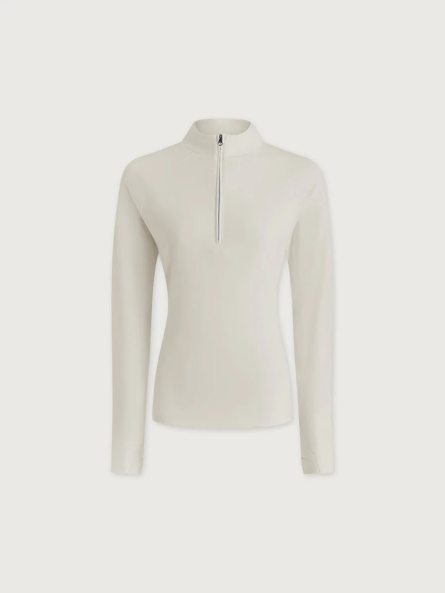 Amren Half Zip Sweat - White