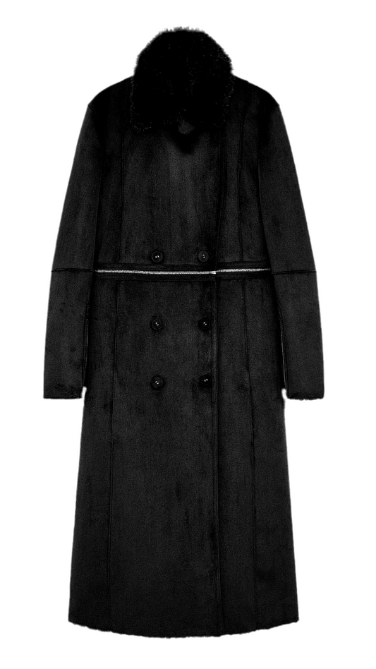 Reversible Faux Shearling Coat