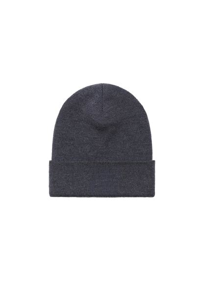 Anthracite Merino Wool Beanie