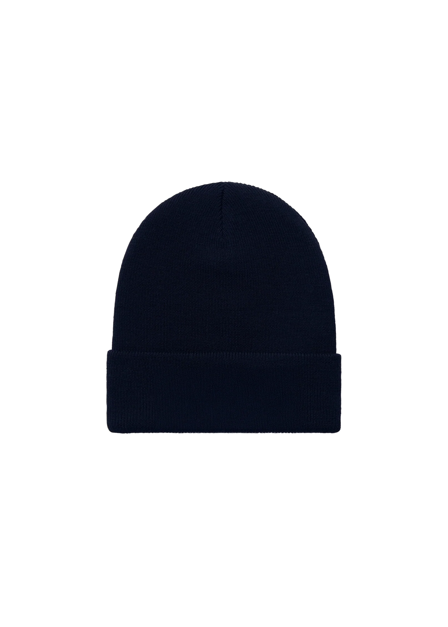 Navy Merino Wool Beanie