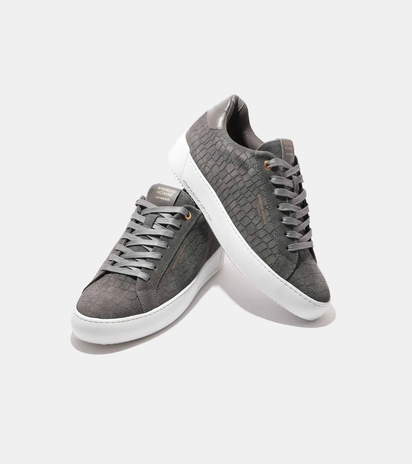 Zuma Charcoal Caiman Croc Sneaker