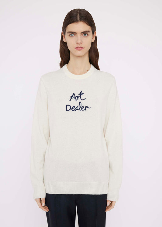 Art Dealer Jumper White