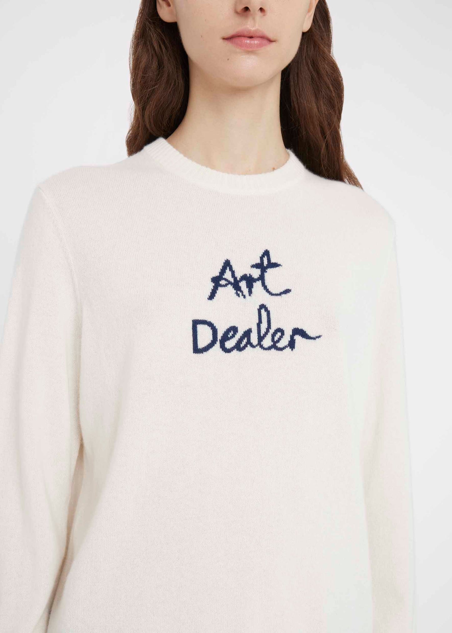 Art Dealer Jumper White