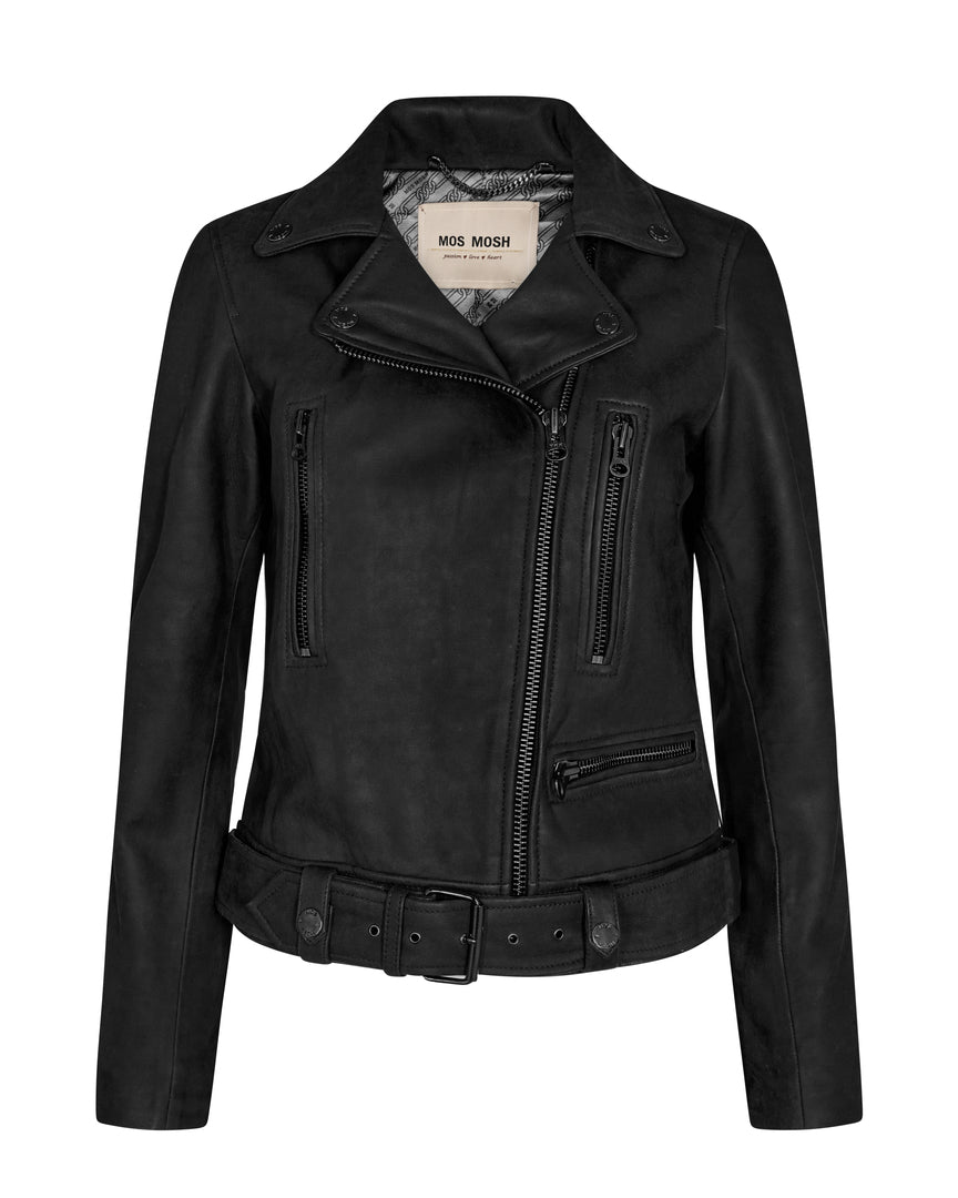 Almina Biker Leather Jacket