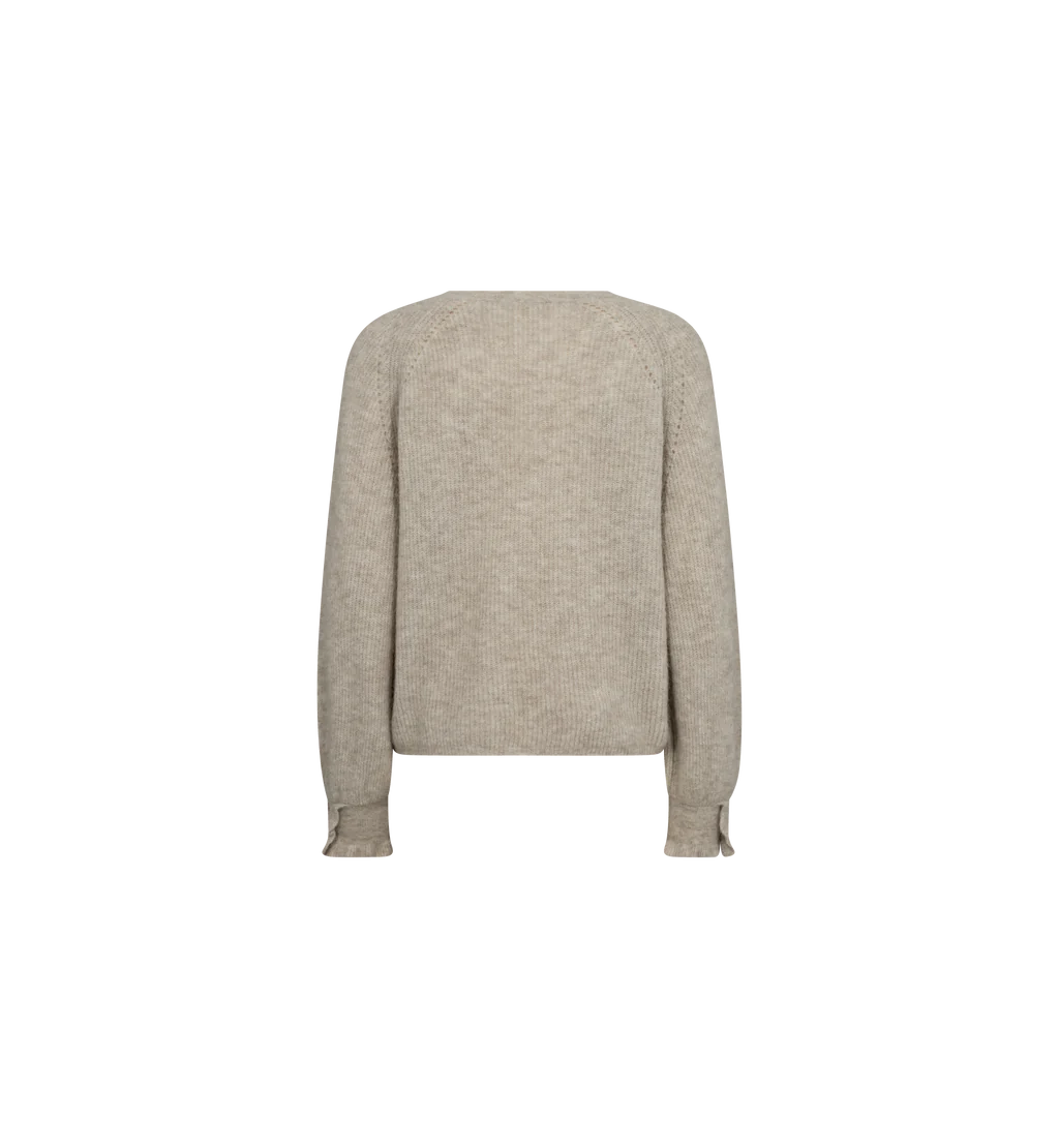 Talli LS Knit Feather Grey