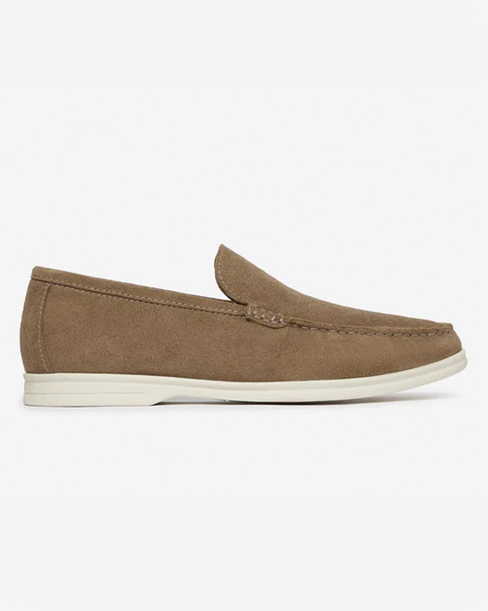 Alicante Taupe Suede Loafer
