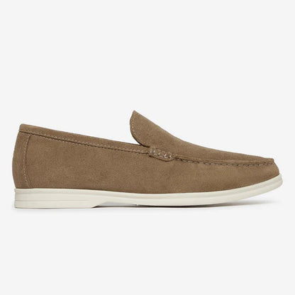 Alicante Taupe Suede Loafer