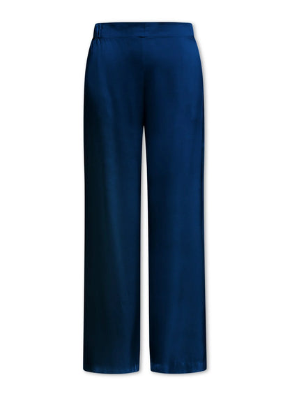 Amalfi Silk Pants Navy