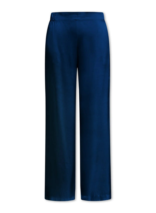 Amalfi Silk Pants Navy