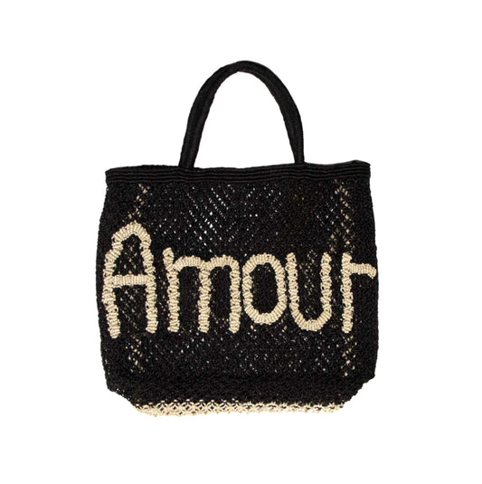 Amour Black Woven Bag