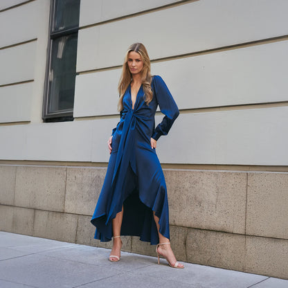 Ananda Long Dress Navy