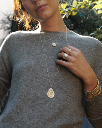 Classic Large Teardrop Necklace