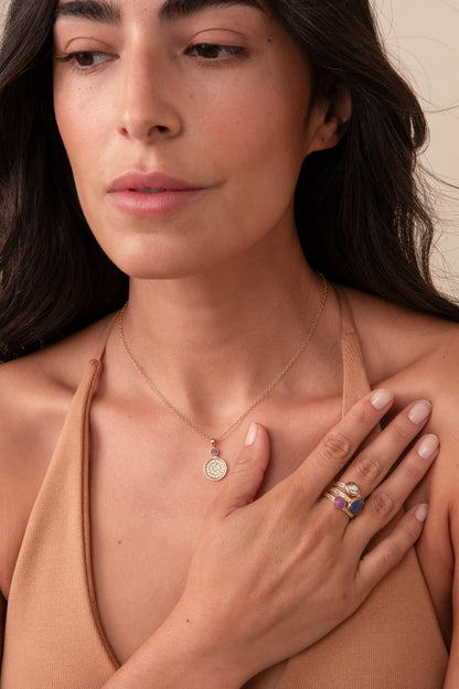 Multi Stone Stack Ring