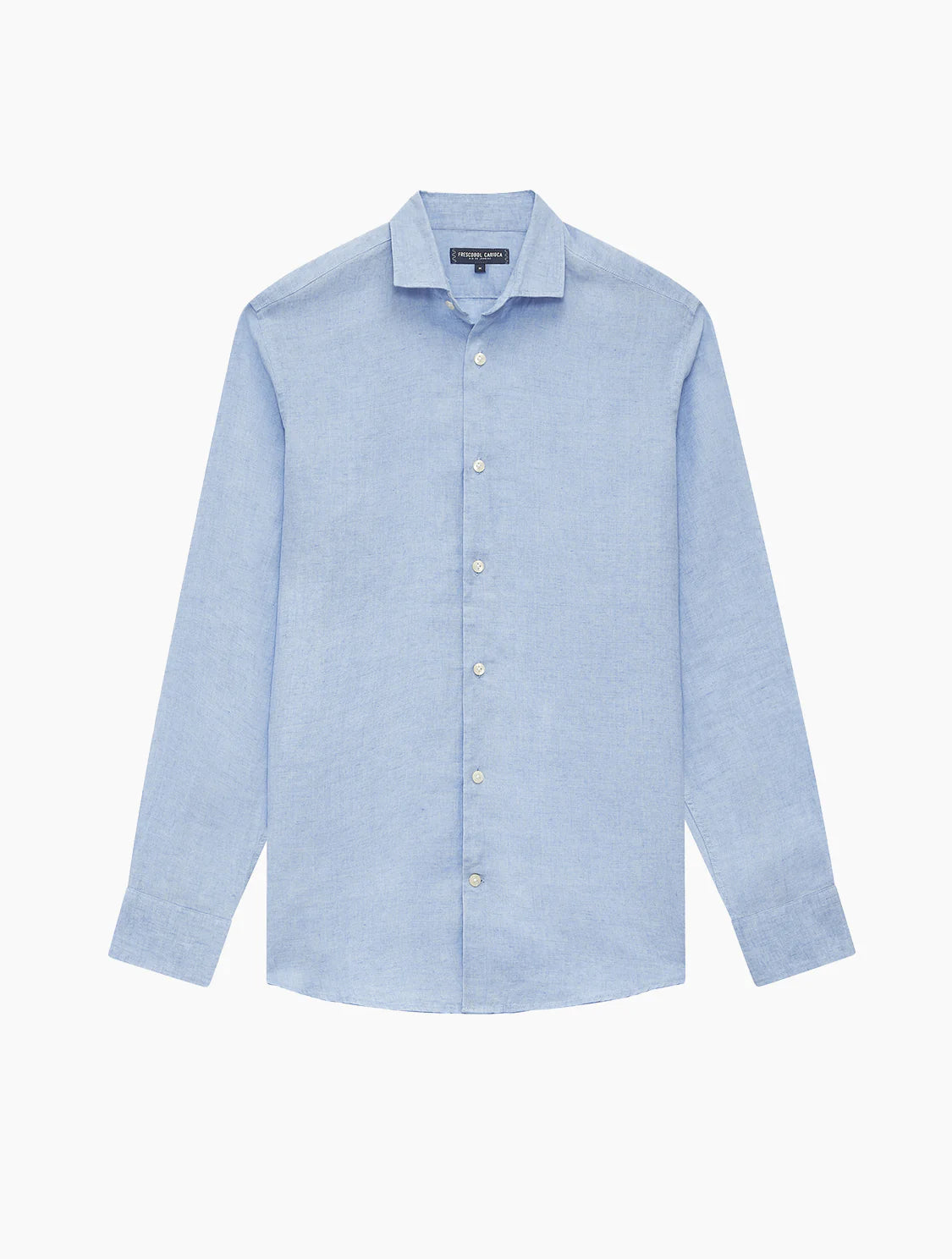 Antonio Baby Blue Linen Shirt