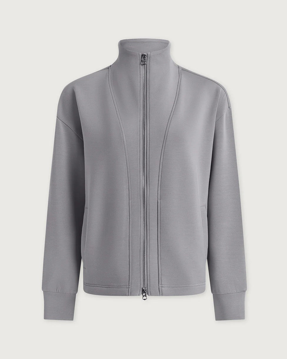 Arlene Zip-Through Sweat - Wind Blue