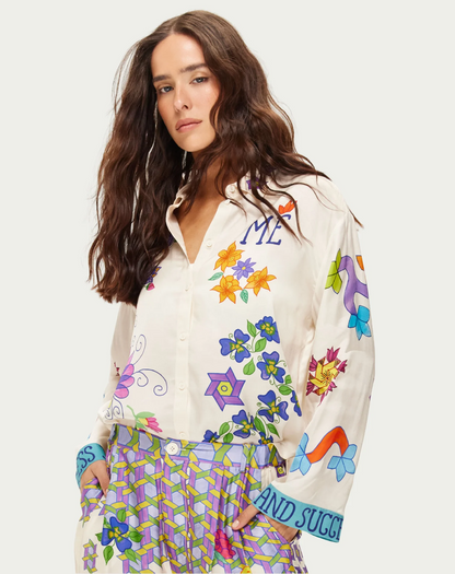 Aurora Markers Oversized Shirt