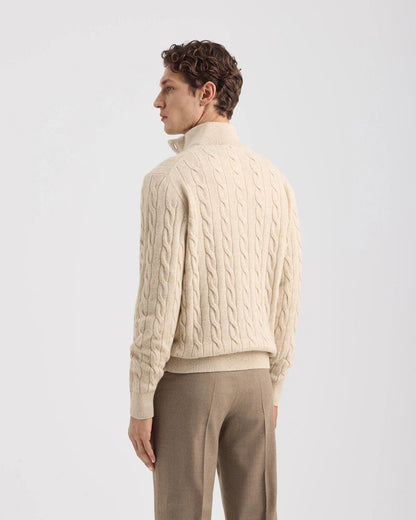 Wool & Cashmere Buttoned Cardigan