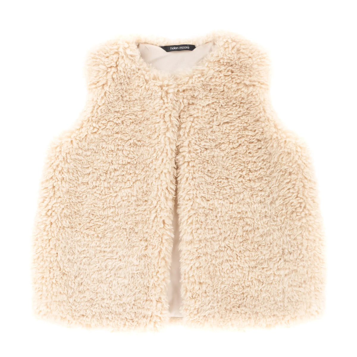 Faux Sheepskin Gilet Cream