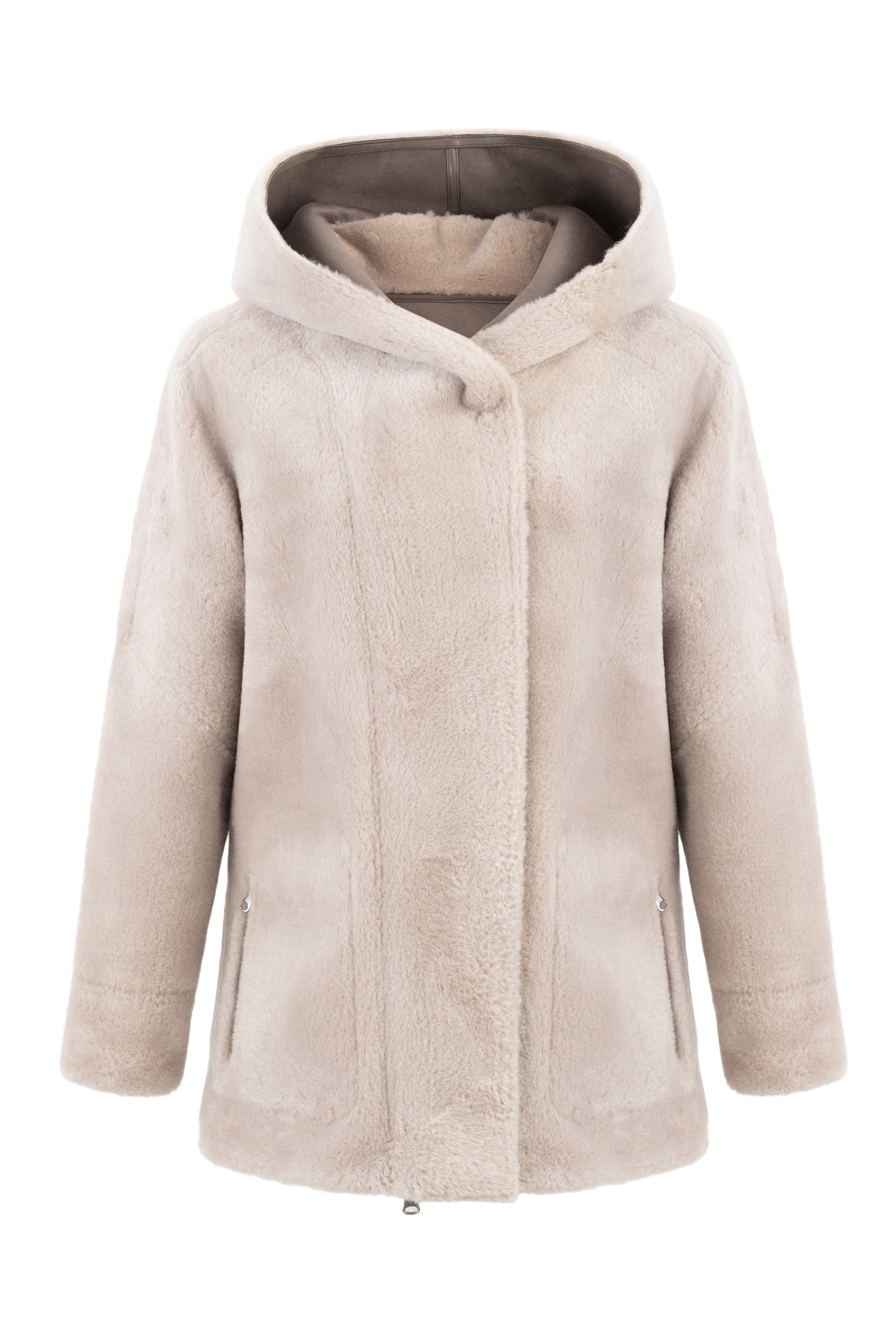 Reversible Coat In Taupe