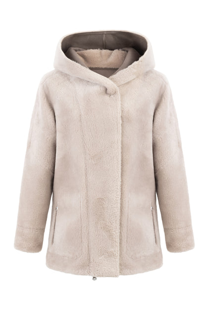 Reversible Coat In Taupe