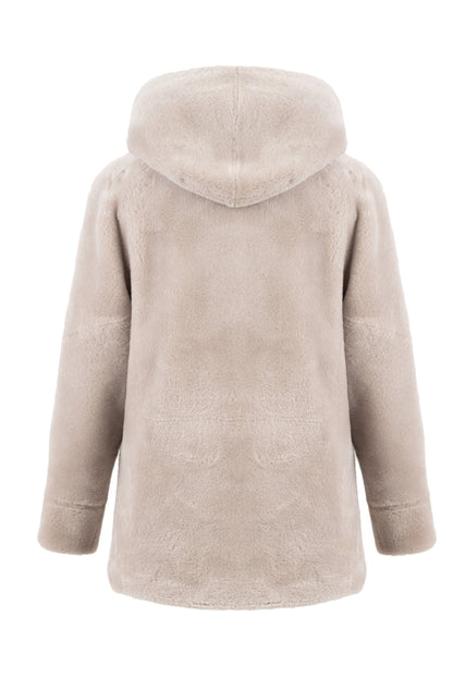 Reversible Coat In Taupe